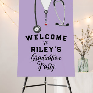 Nurse Graduation Party Welcome Sign