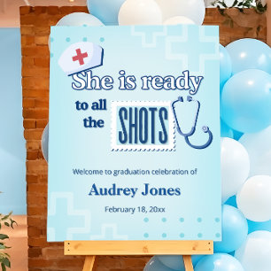 Nurse Graduation Party Welcome Sign