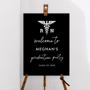 Nurse Graduation Party Welcome Sign