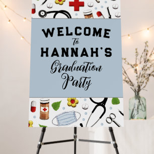 Nurse Graduation Party Welcome Sign