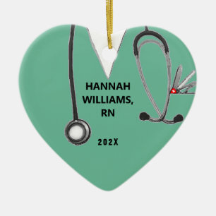 Nurse Graduation Photo Ceramic Ornament