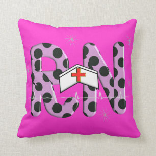 Nurse Graduation Pillow "RN"