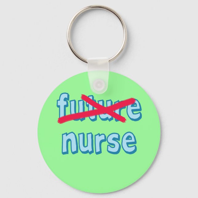 Nurse Graduation Products Keychain (Front)