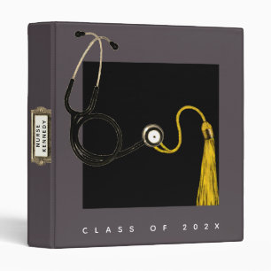 Nurse Graduation Scrapbook 3 Ring Binder