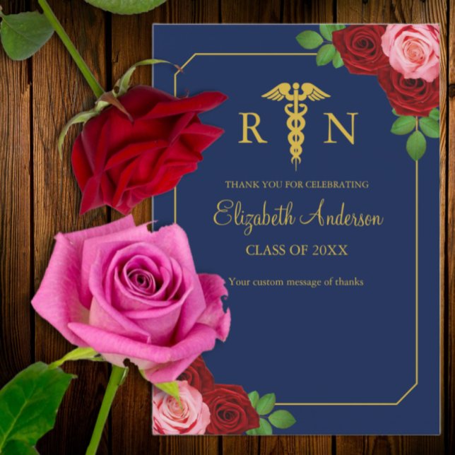 Nurse Graduation Thank You Card (Creator Uploaded)