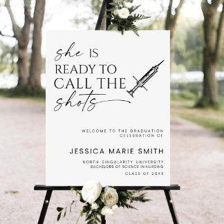 Nurse Graduation Welcome Sign, RN Graduation Party Foam Board