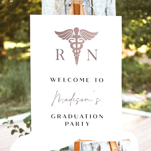 Nurse Graduation Welcome Sign, Rn Graduation Welco Foam Board (Creator Uploaded)