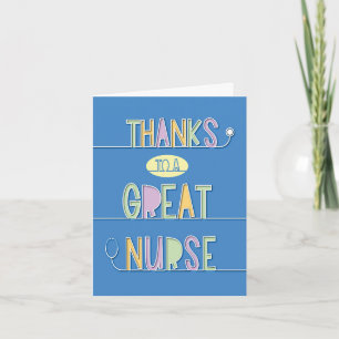 Nurse Gratitude Thank You Card