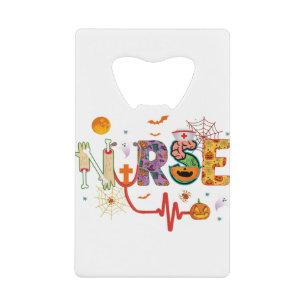 Nurse Halloween Costume Stethoscope Heartbeat Pump Credit Card Bottle Opener