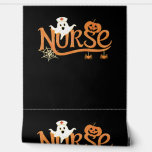 Nurse Halloween Cute Ghost and Pumpkin Essential T Wallpaper