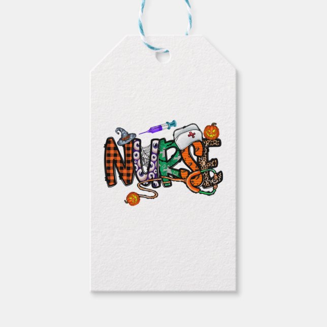 Nurse Halloween    Gift Tags (Front)