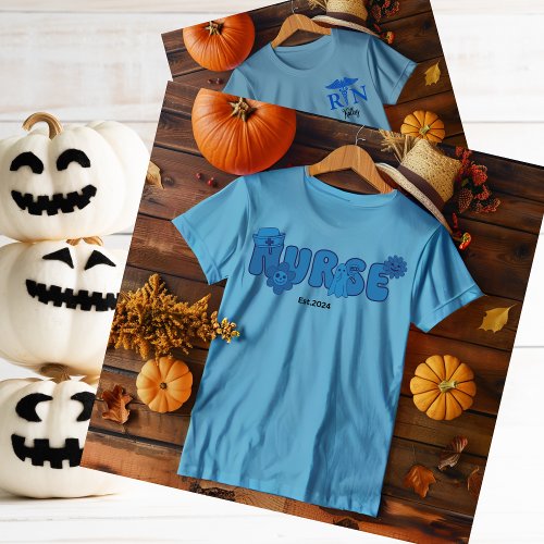 Nurse Halloween Personalized Shirt spooky season