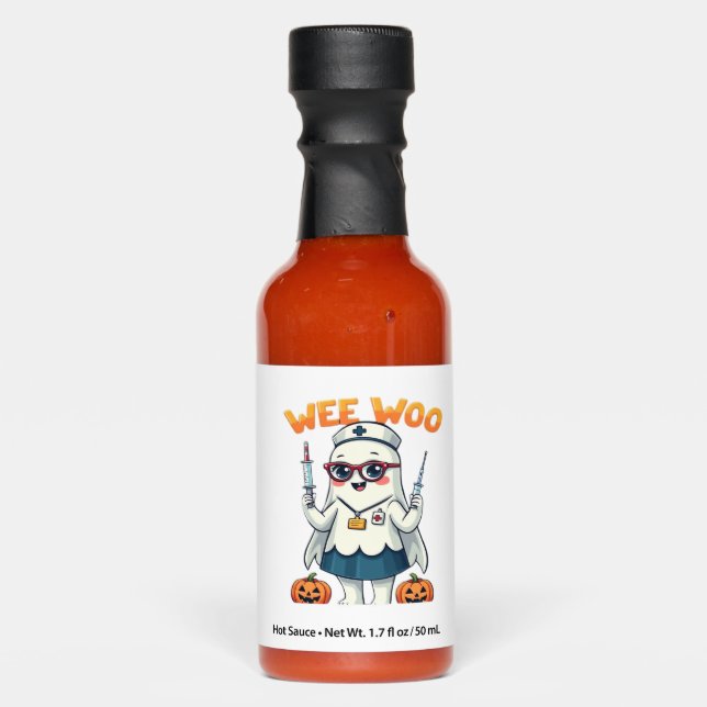 Nurse Halloween ready Classic T-Shirt Hot Sauces (Front)