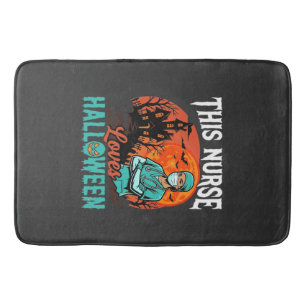 Nurse Halloween Spooky Healthcare Design_1 Bath Mat