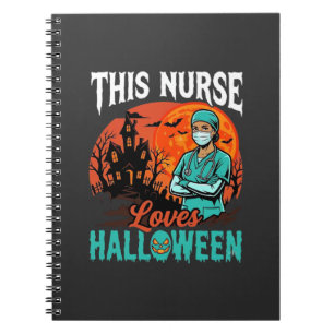 Nurse Halloween Spooky Healthcare Design_1 Notebook