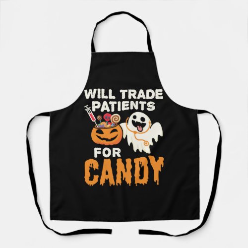 Nurse Halloween Will Trade Patients for Candy Apron