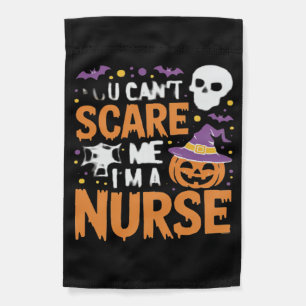 Nurse Halloween Witch Funny Nursing Essential T-Sh Garden Flag