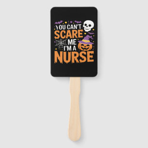 Nurse Halloween Witch Funny Nursing Essential T-Sh Hand Fan
