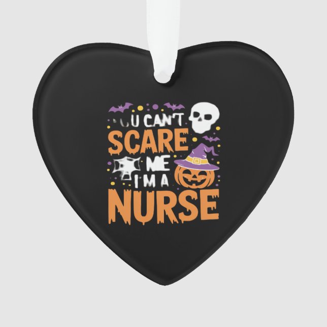 Nurse Halloween Witch Funny Nursing Essential T-Sh Ornament (Front)