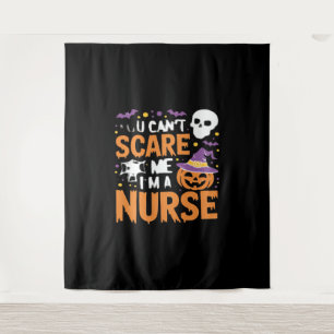 Nurse Halloween Witch Funny Nursing Essential T-Sh Tapestry