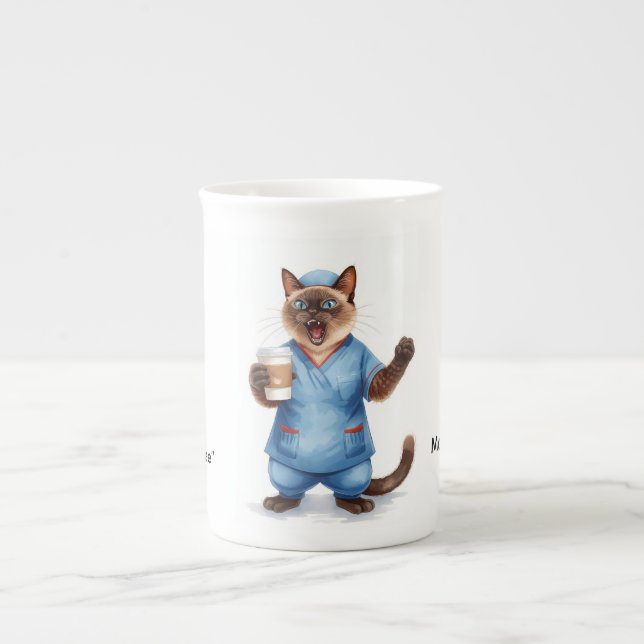 Nurse having a cup of coffee  (Front)