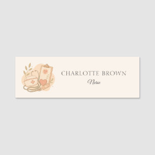 Nurse Healthcare Medical Hospital Patient Name Tag