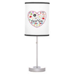 Nurse Heart, Halloween Oversized T-Shirt Table Lamp