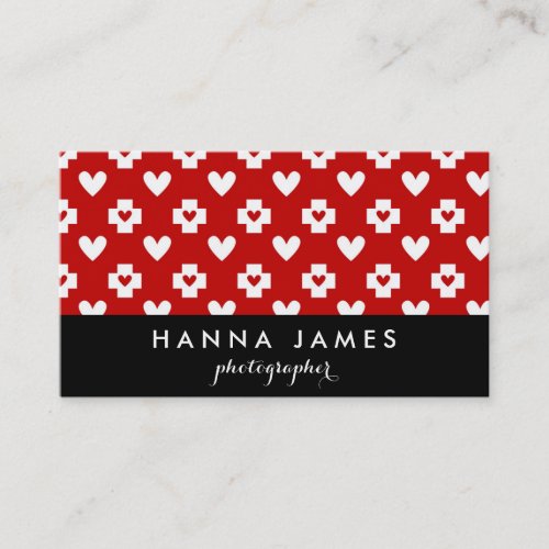 Nurse Heart Medical Personalized Business Card