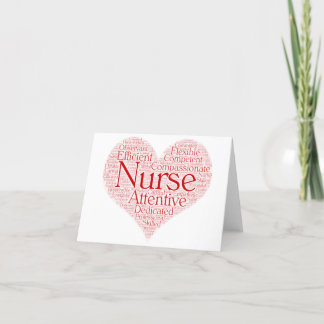 Nurse Heart Notecard