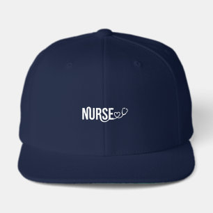 Nurse Heart Stethoscope Minimalist Healthcare Life Visor