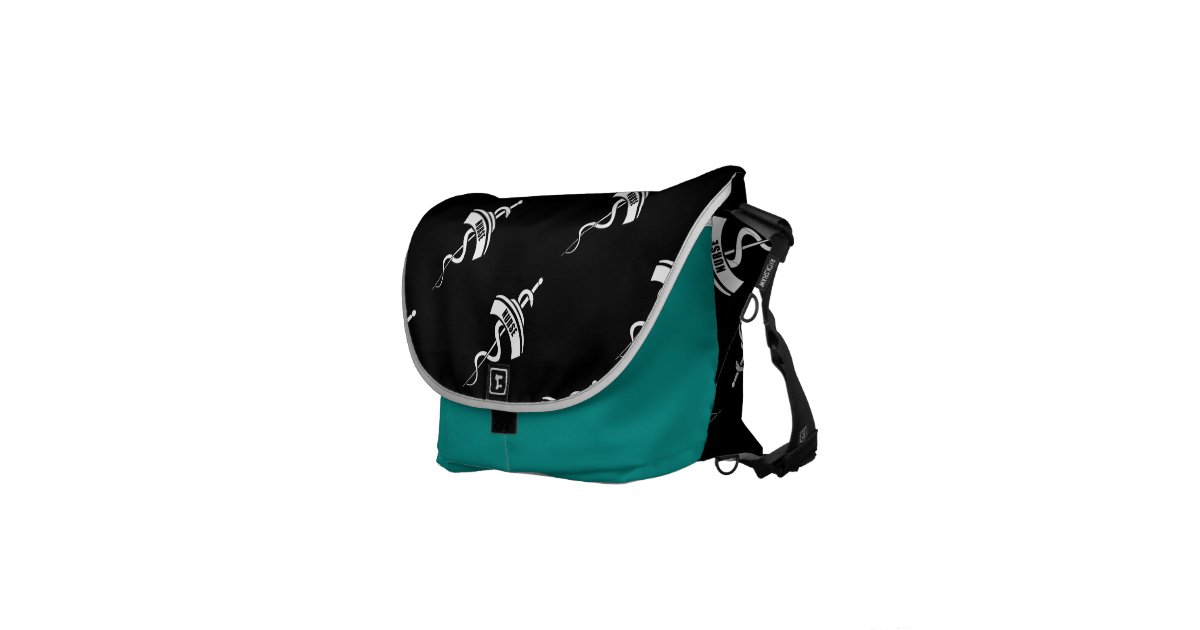 Nurse Heart Tattoo Messenger Bag