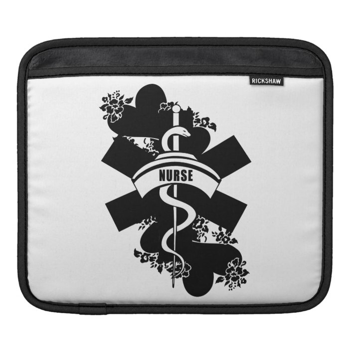 Nurse Heart Tattoo Sleeve For iPads