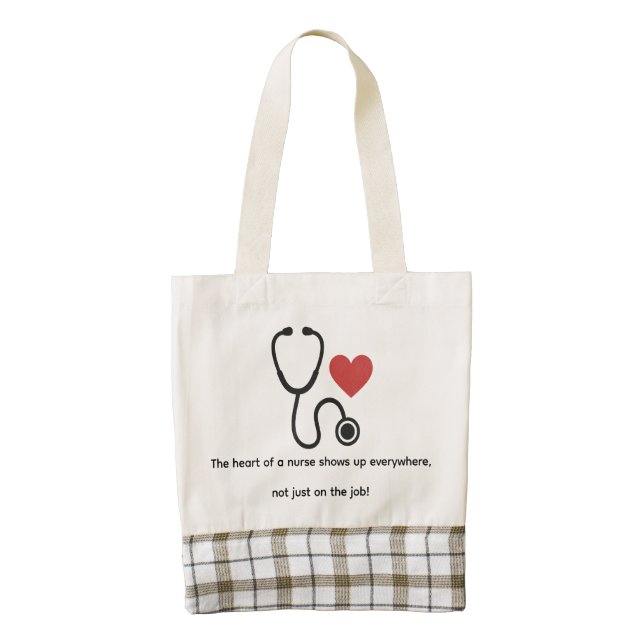 Nurse HEART Tote Bag (Front)