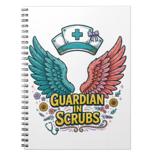 Nurse Heartbeat Stethoscope Notebook