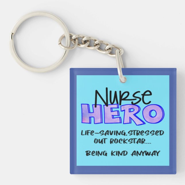 Nurse Hero Key Chain (Front)