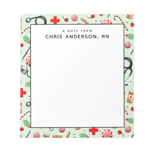 Nurse Holiday Gift Notepad