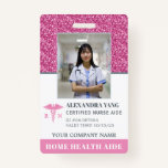 Nurse Home Health Aid Photo Badge
