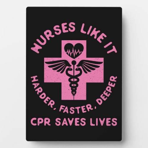 Nurse Humor _ CPR  Save Lives _ Funny Novelty Plaque