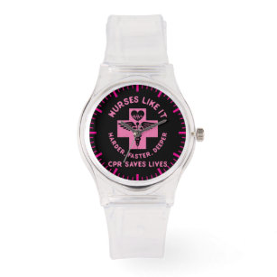 Nurse Humor - CPR  Save Lives - Funny Novelty Watch