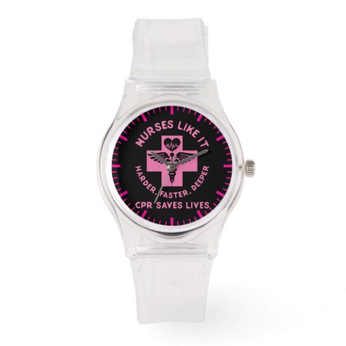 Nurse Humor _ CPR  Save Lives _ Funny Novelty Watch