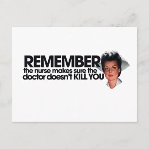 Nurse Humor Postcard