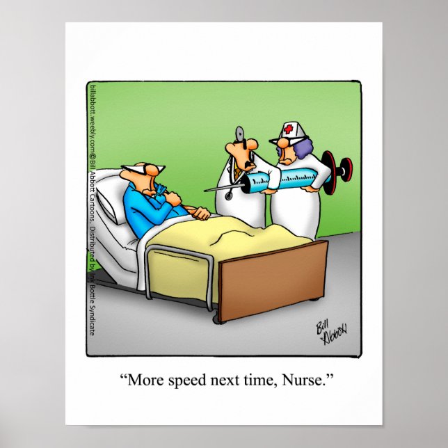 Nurse Humor Poster Gift (Front)