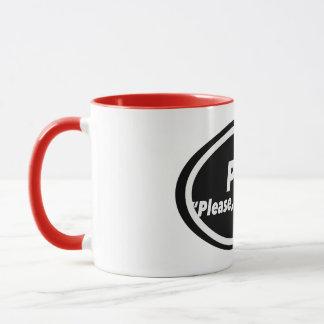 Nurse Humor Print Novelty: P R N Mug