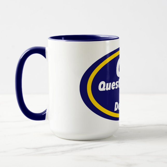 Nurse Humor: QID Print Novelty Mug (Left)