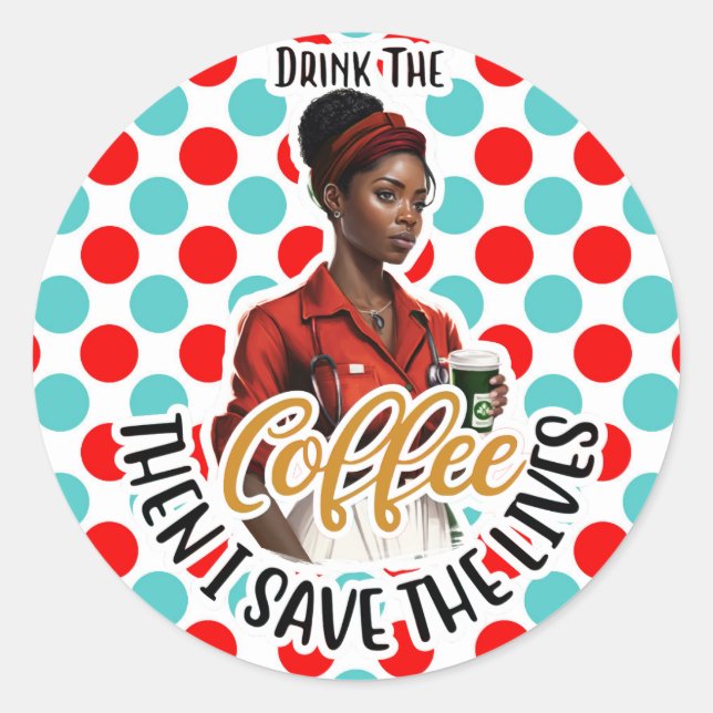 Nurse Humor Theme Stickers (Front)