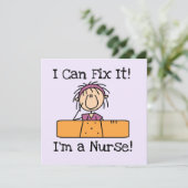 Nurse I Can Fix It T-shirts and Gifts (Standing Front)