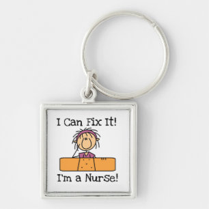 Nurse I Can Fix It T-shirts and Gifts Keychain