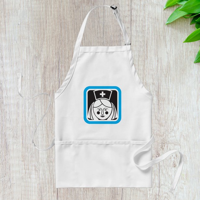 Nurse Icon Adult Apron (Creator Uploaded)