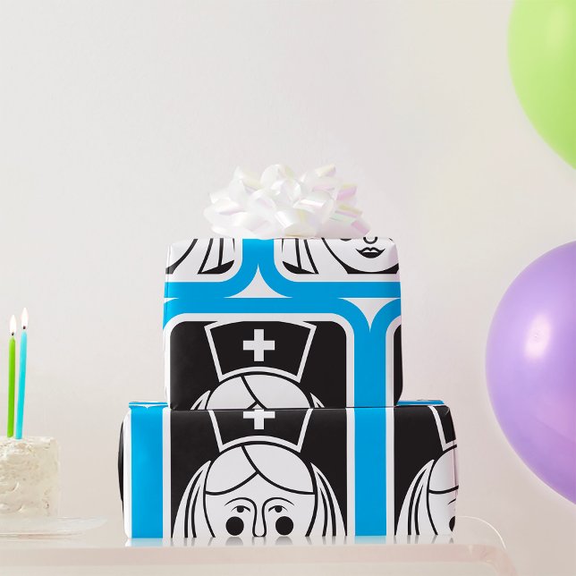 Nurse Icon Wrapping Paper (Creator Uploaded)