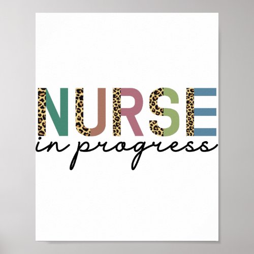 Nurse in progress Future nurseCheetah print gifts